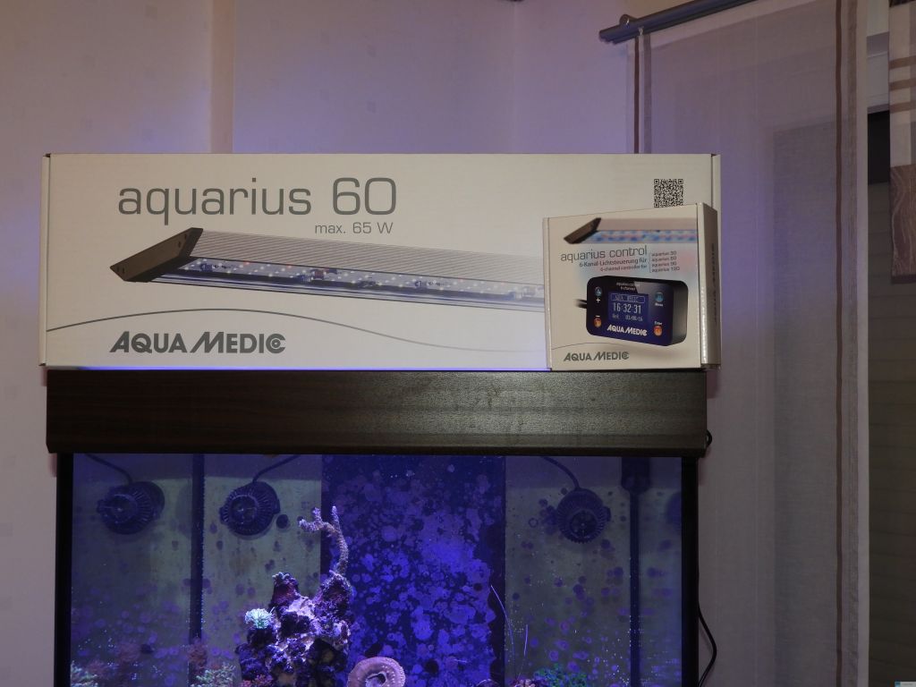 Der Wechsel von T5 marinepower hybid zur aquarius LED von Aqua Medic
