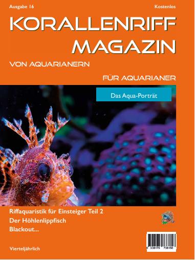 Cover Korallenriff Magazin Ausgabe 16